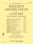 16 Grand Solos de Concert Clarinet with Piano cover Thumbnail